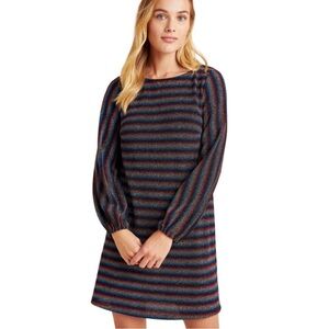 Rainbow Striped Anthropologie Eri & Ali Striped Dress